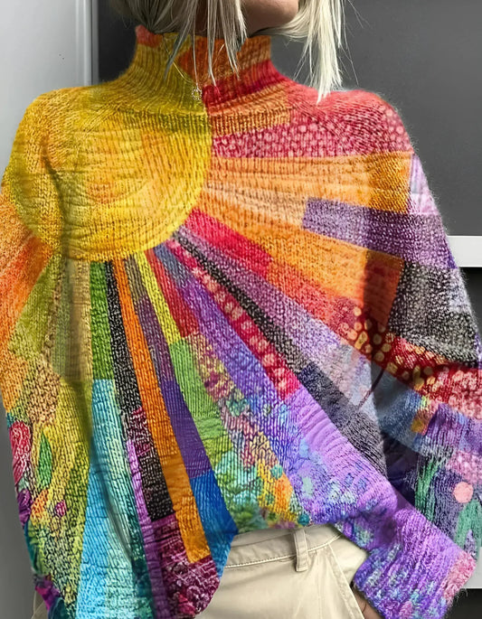 Ada - Colorful Pull Turtleneck